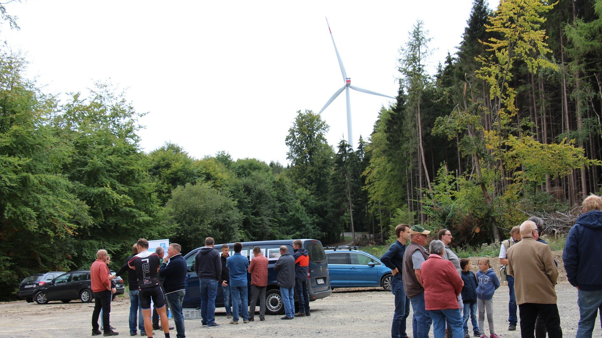 Windparkeinweihung in Trendelburg im Jahr 2018. © VSB-Gruppe